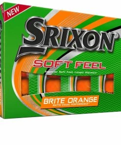 Srixon Soft Feel Brite Orange Colour Golf Balls