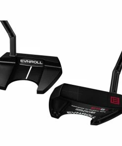 Evnroll Putters Evnroll ER5vB1 Black Short Slant Hatchback Mallet Golf Putter