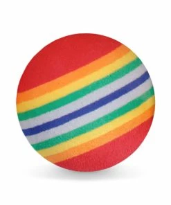 Masters Golf Stripe Foam Practice Balls 6 Pack