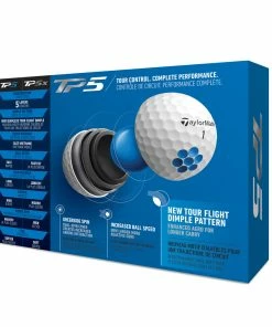 TaylorMade TP5 White Golf Balls -Golf Clubs Sales 2023 TP5Back1000 1500x
