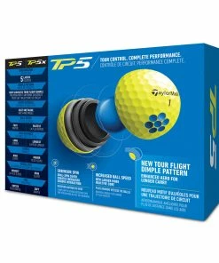 TaylorMade TP5 Yellow Golf Balls -Golf Clubs Sales 2023 TP5YellowBack1000 1500x