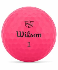 Wilson Staff Duo Soft Golf Balls -Golf Clubs Sales 2023 WG2006105 3 Duo Soft BallStamp Pink.png.high res 1500x
