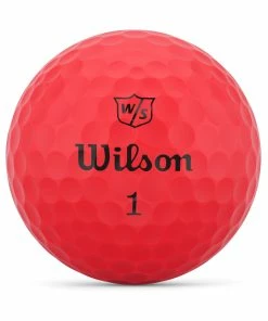 Wilson Staff Duo Soft Golf Balls -Golf Clubs Sales 2023 WG2006126 3 Duo Soft BallStamp Red.png.high res 1500x