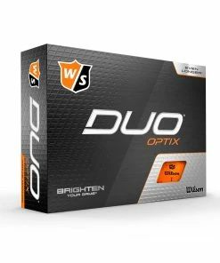 Wilson Staff Duo Optix Orange Golf Balls