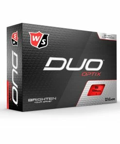 Wilson Staff Duo Optix Red Golf Balls