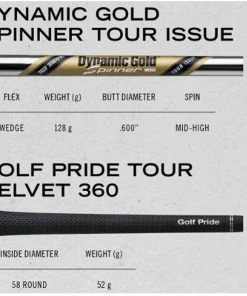 Cleveland Golf RTX6 Zipcore Tour Satin Wedge -Golf Clubs Sales 2023 clevelandrtx6satinwedgespecshaftgrip 1500x