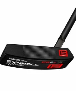 Evnroll Putters Evnroll ER2vB1 Black Short Slant MidBlade Golf Putter -Golf Clubs Sales 2023 er2vbshortslantface 1500x