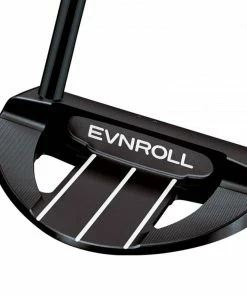 Evnroll Putters ER 7 Full Mallet Black Golf Putter With Gravity Grip
