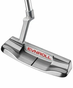 Evnroll Putters Evnroll ER1v2 Short Plumber Tour Blade Golf Putter - Red Gravity Grip