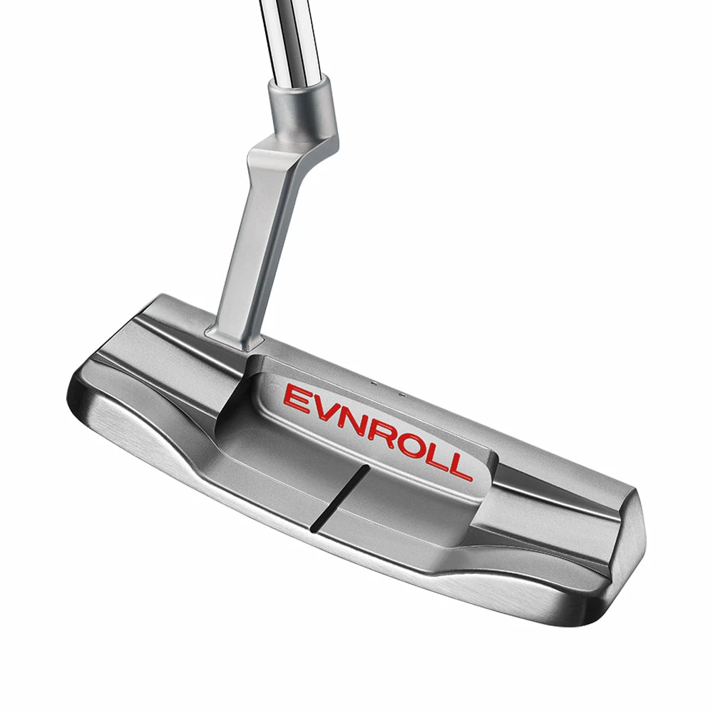 Evnroll Putters Evnroll ER1v2 Short Plumber Tour Blade Golf Putter - Red Gravity Grip 1 Evnroll Putters Evnroll ER1v2 Short Plumber Tour Blade Golf Putter - Red Gravity Grip