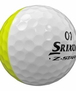 Srixon Z-Star Divide White/Yellow Golf Ball -Golf Clubs Sales 2023 srixonzstar23DIVIDEWHTYELL2indmain 1500x